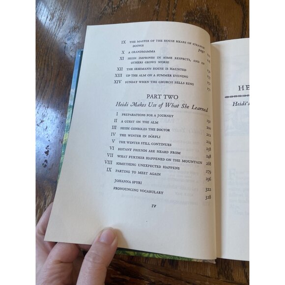 Heidi By Johanna Spyri Illustrated Junior Library Edition 1982 Hardcover - Picture 8 of 11